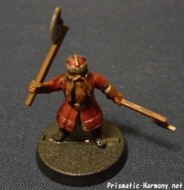 ドワーフ戦士ギムリの完成図
